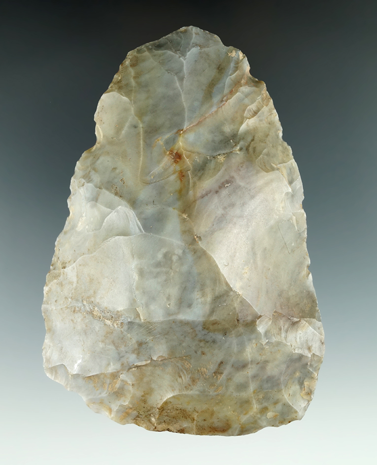 4 11/16" Flint Blade or Preform found near the Walhonding River, Coshocton Co., Ohio.