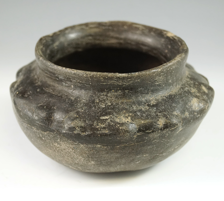 4 5/8" Nicely styled Pre-Columbian Pottery Vessel found in Mexico.