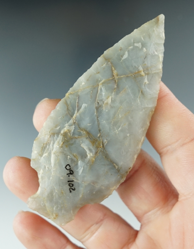 Nice! Big Valley stemmed found in Humboldt County California. Stermer COA.