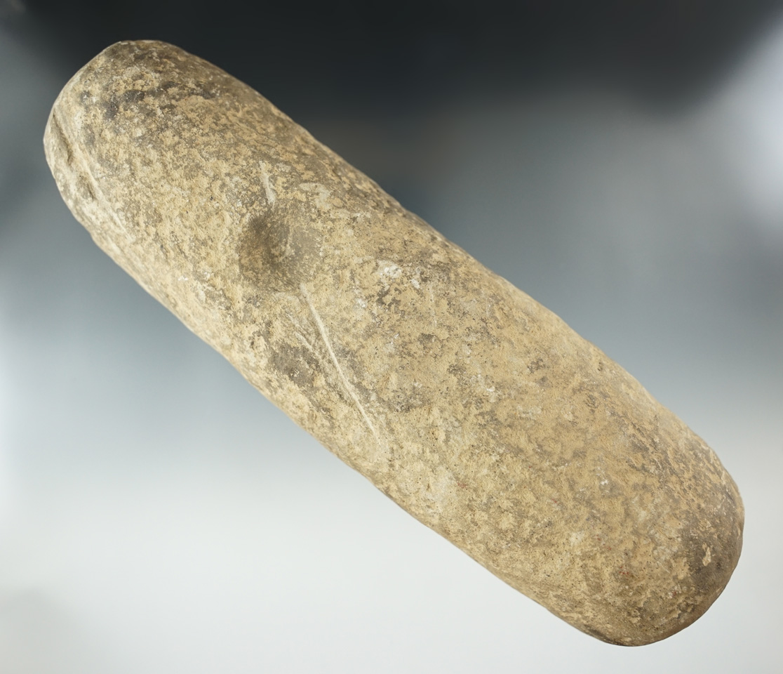 8 3/16" double-bit pestle found in McCreary County Kentucky. Ex. Henry English.