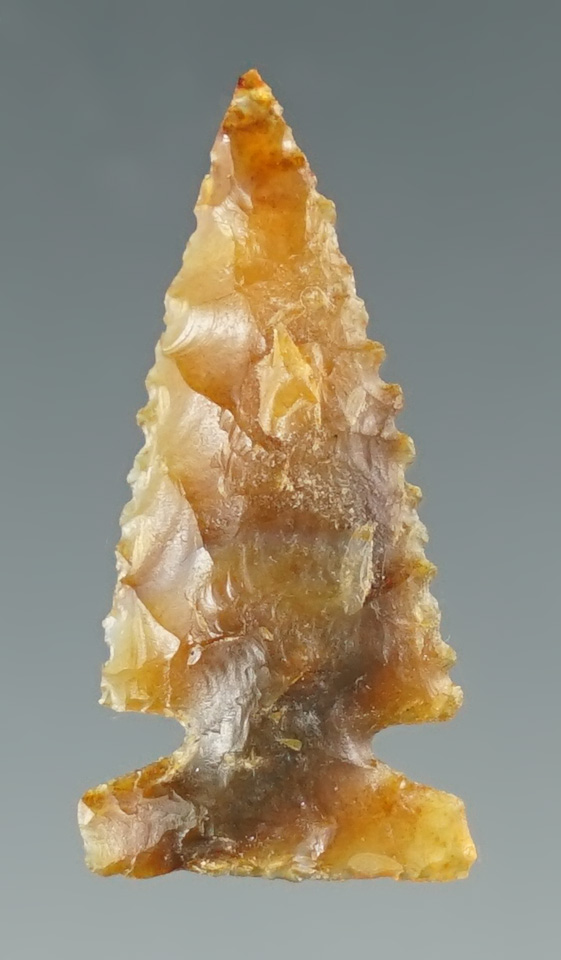 1 1/8" Sidenotch made from beautiful semi translucent amber colored agate - Utah.