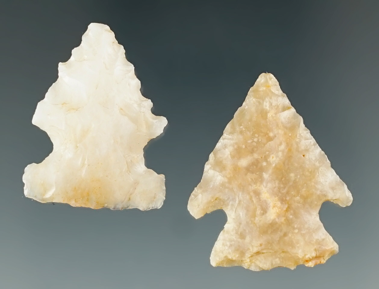 Pair of arrowheads made from quality material from the Southwest - four corners area.