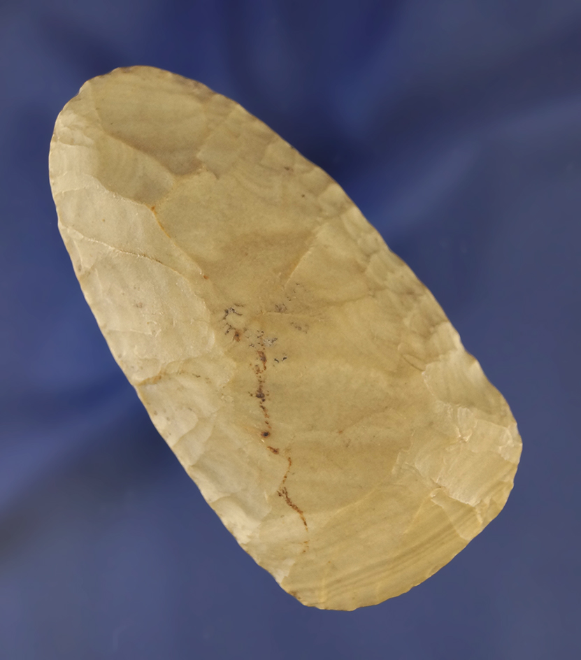 Beautifully flaked 3 3/16" Flint Celt found in Missouri. - bit which is in perfect condition.