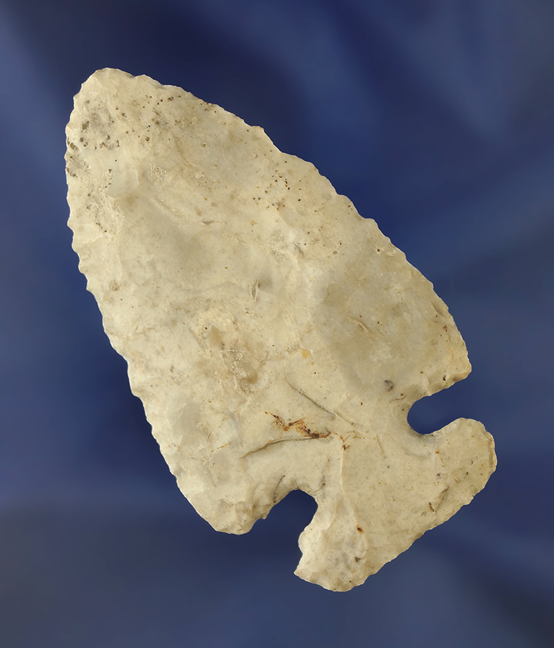 Thin and very nicely patinated 2 7/8" Thebes found in Decatur Indiana. Ex. Jerry Dickey.