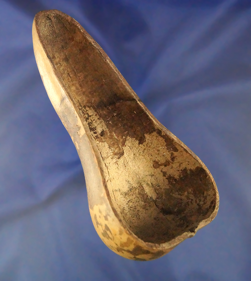 Unique! 5 5/8" Gourd Dipper found on a site in Kentucky.