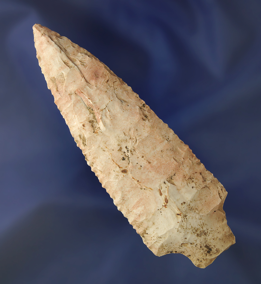 Excellent style 4 1/8" Pickwick/Ledbetter - Decatur Co.,  TN - Buffalo River chert.  Dickey COA.