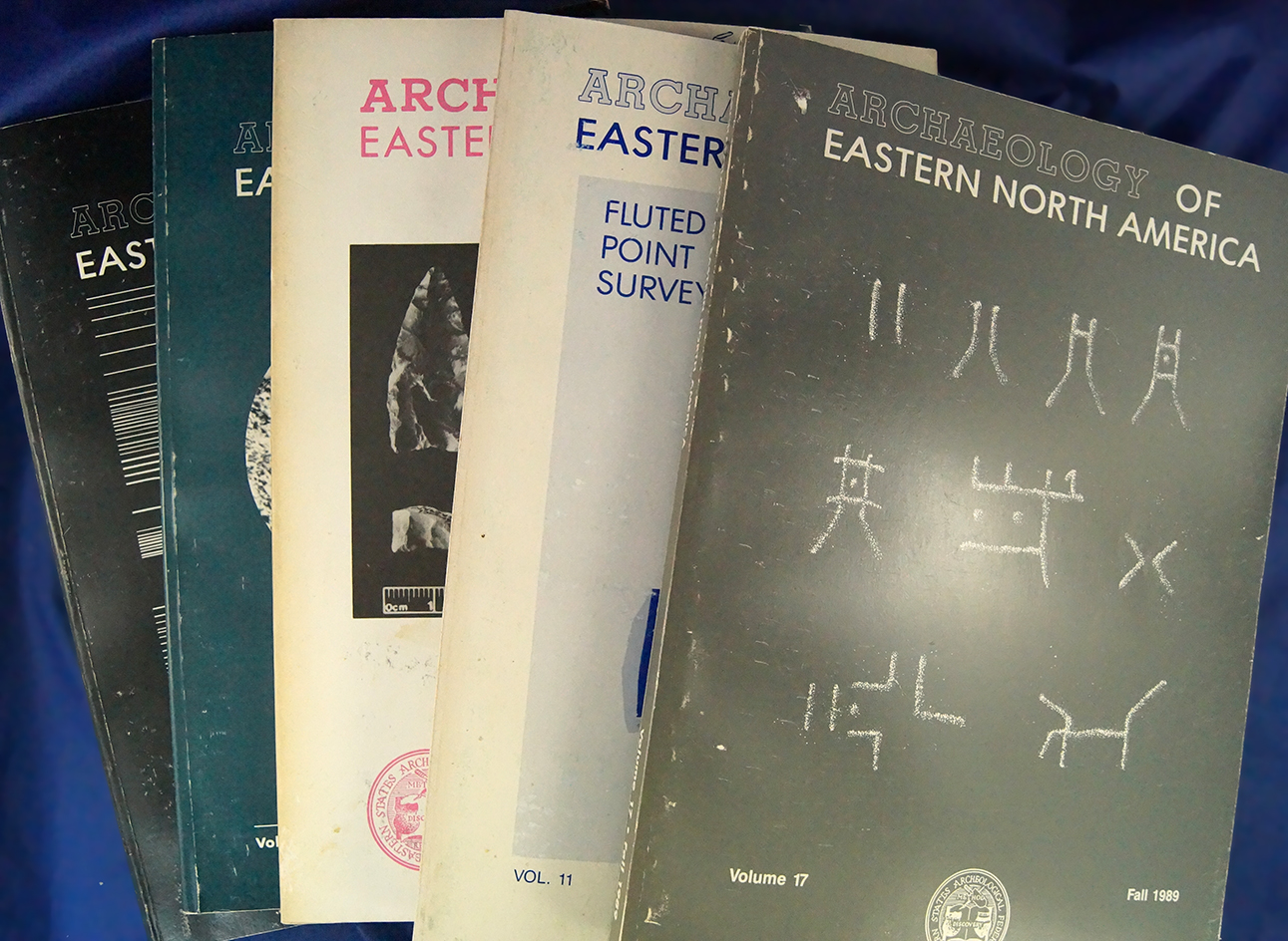 5 Volumes of Archaeology of Eastern North America.