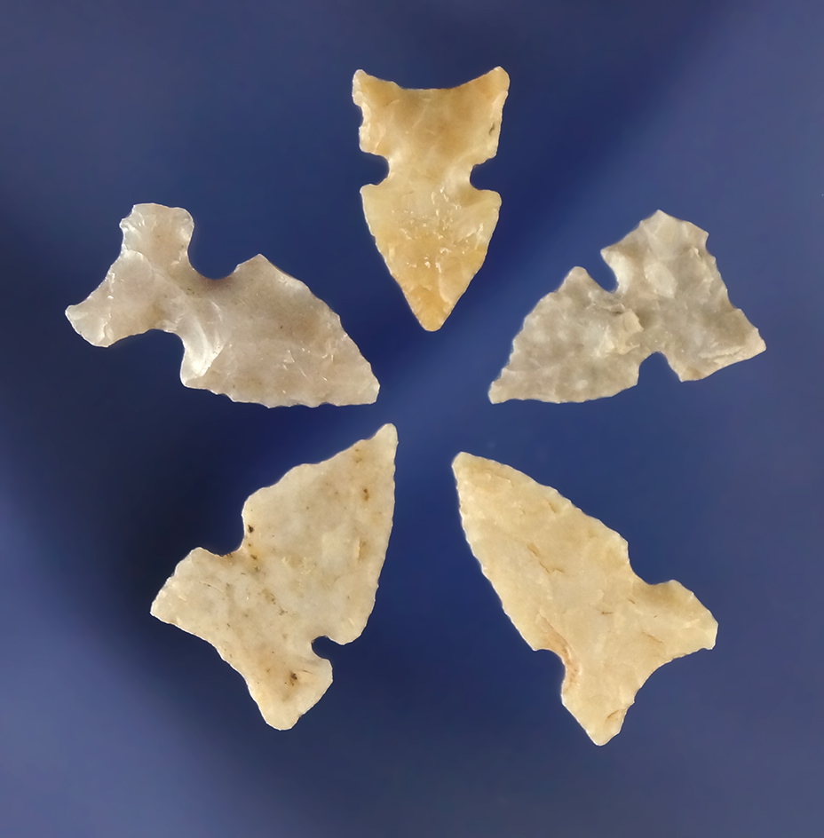 Set of five including a Desert Reading, Desert Delta, Desert General.  Eddy Co.,  New Mexico.