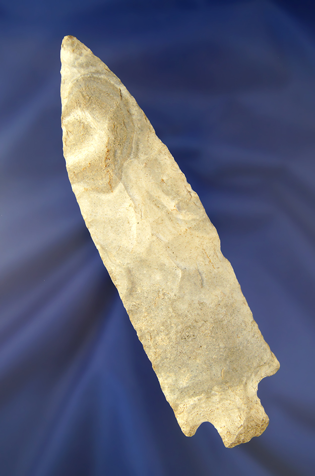 Very large 6 1/4" Etley Knife found near the Kaskaskia River in Illinois. X Lewis Fueling