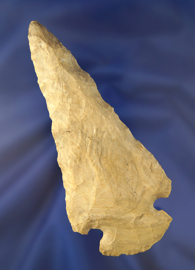 Very large 5 3/8" Hopewell Knife found in Montgomery Co., Ohio.