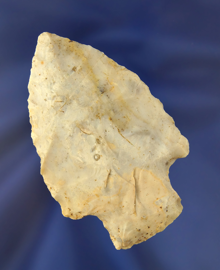 3 1/8" Flint Ridge Flint Hopewell Knife found in Ohio.