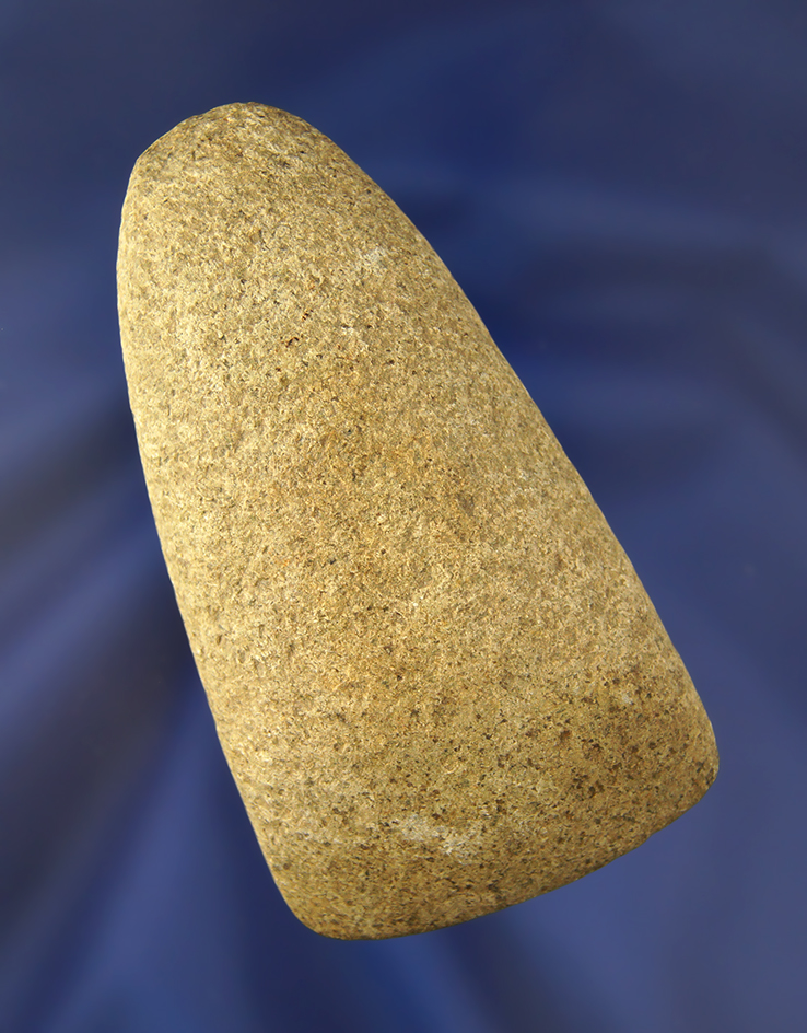 3 3/8" well styled Celt found near Ansonia, Ohio by Ronald Thiebeau in 1979.