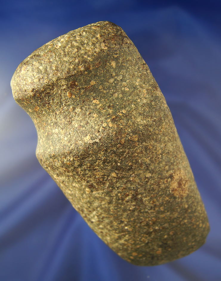 5 5/8" long 3/4 grooved Axe in very nice condition made from Porphyry. Union City, Ohio.