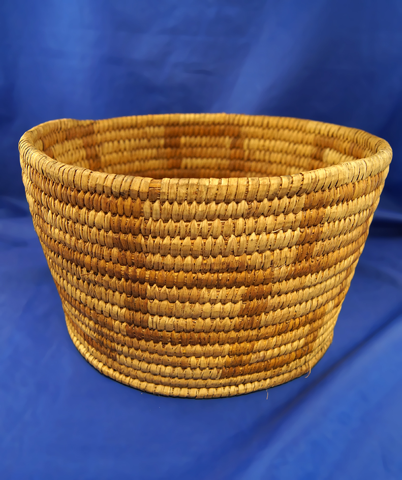 9 1/8" Nicely woven basket.