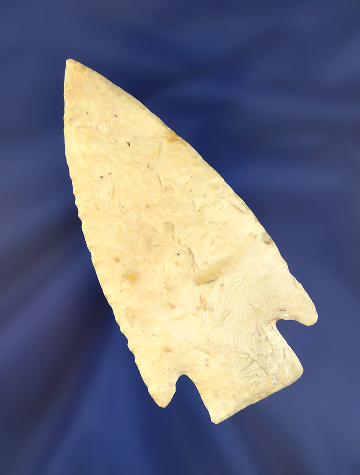 Very thin and well-made 3 3/4" Burlington Squared Base Knife with restoration half of base.