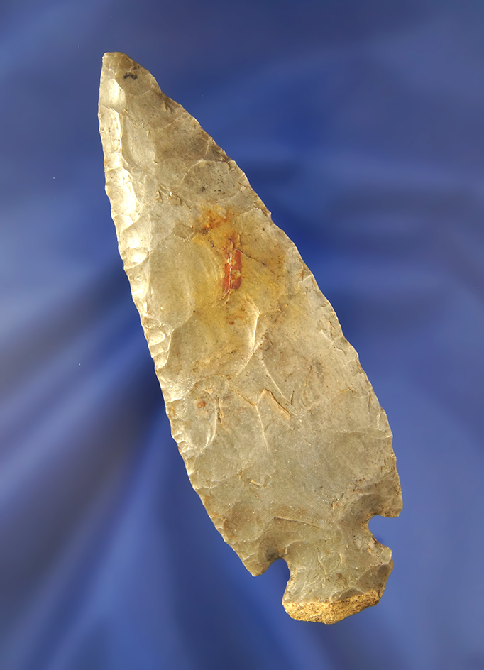 4 7/16" Dovetail found in Delaware Co., Ohio. Ex. Walt Riddle. Jackson COA.