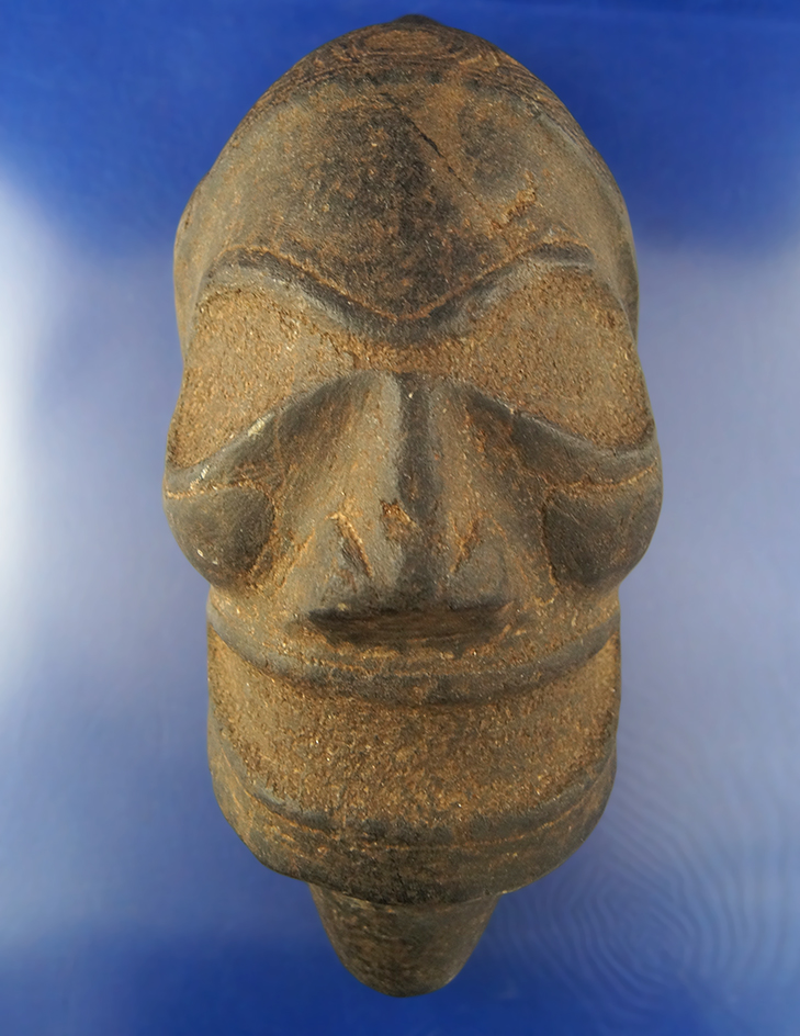 9 3/4" Taino Zemi circa AD 1200-1500 found in Hispaniola. Ex. Jeff Sadofsky Collection.