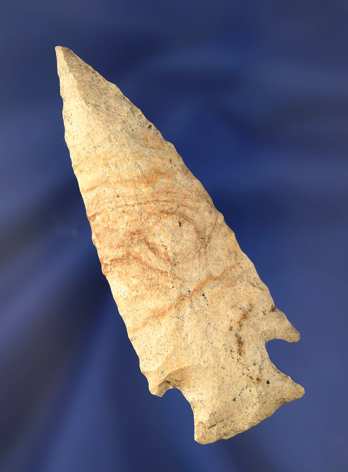 3 5/16" Cornernotch found in Darke Co., Ohio.