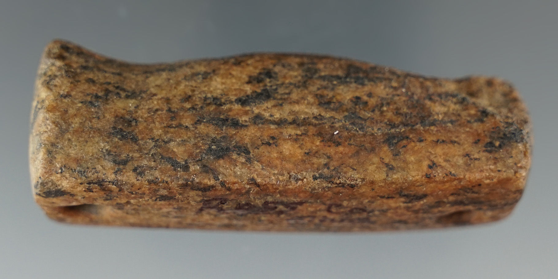 2 3/4" Bar Amulet Hardstone found in Ross Co., Ohio.