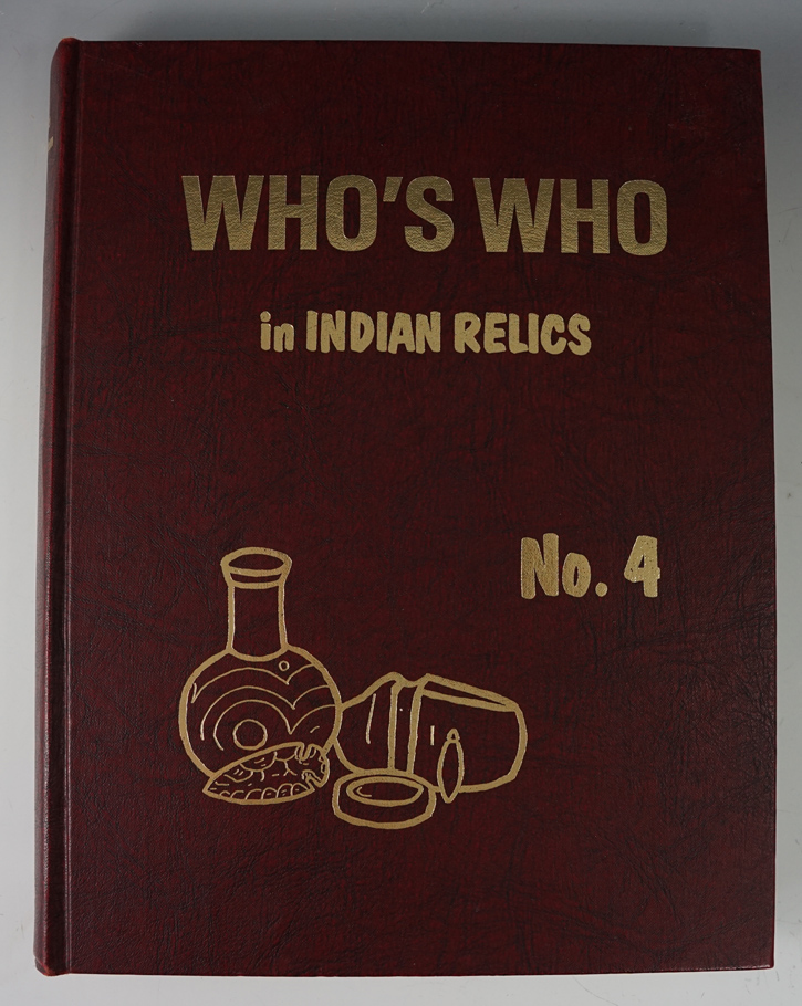 Hardcover book in excellent condition "Who's Who in Indian relics #4" first edition.