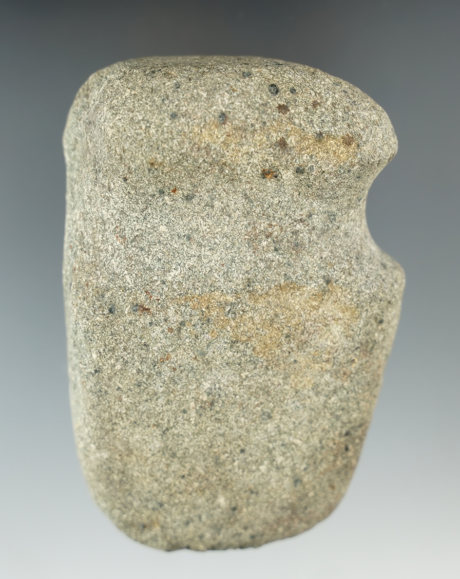 4 1/16" long 3/4 Grooved Axe found in Wayne Co., Indiana.