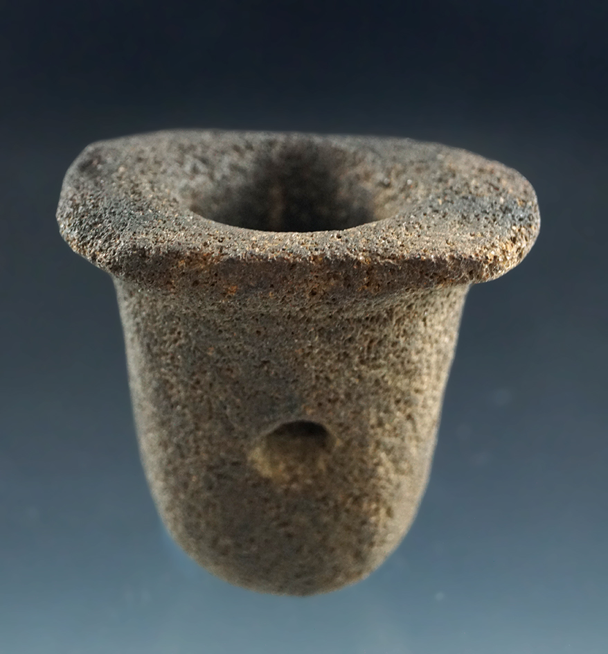 2" Tall Stone Pipe found in New York.