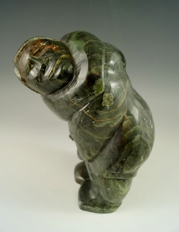 Large 5 3/4" tall Alaskan stone Carving.