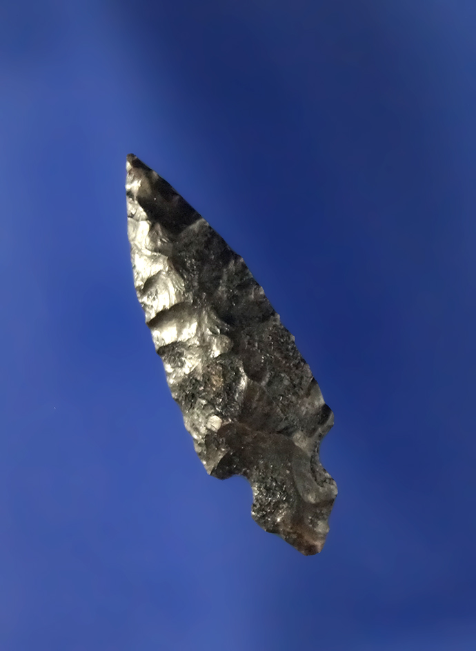 1" Klickitat Dagger, found by Elmer Buehler  in Wasco Co Oregon.  Obsidian, Pictured.