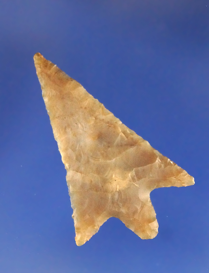 1 3/8" Rabbit Island made from Tan Agate. Ex. Ron Butler Collection.