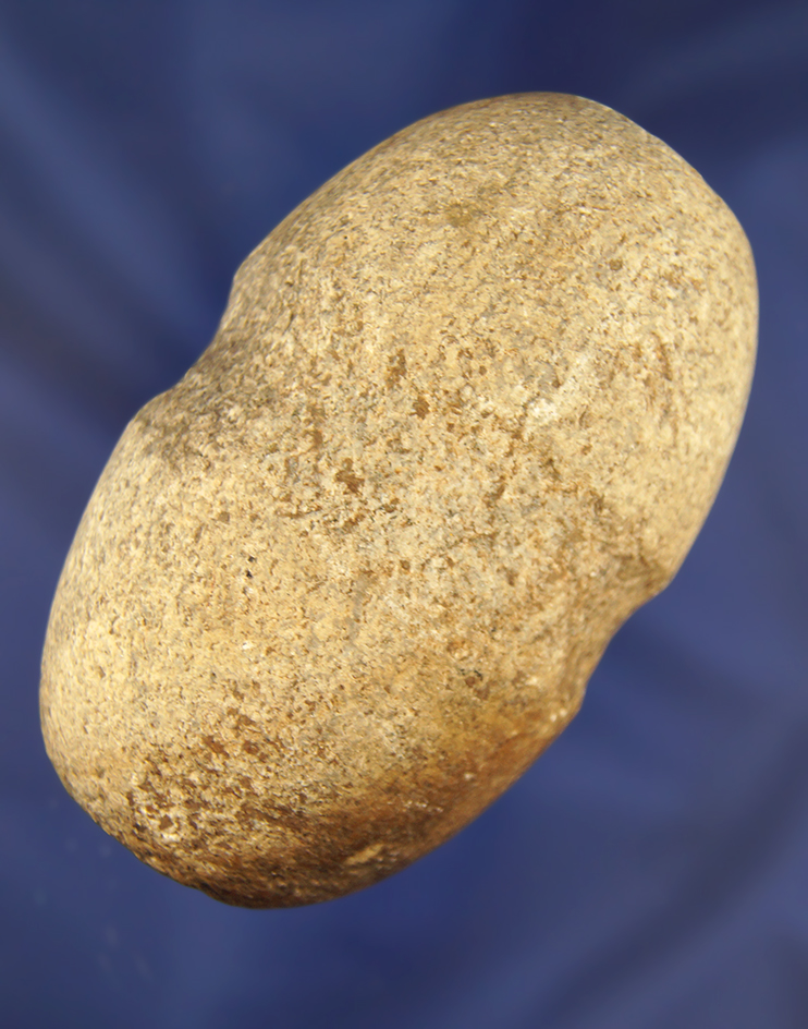 Hardstone War Club Head, 3 1/2" L,  From the Bill Peterson Collection.