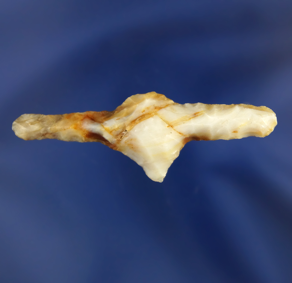 Unusual, Columbia River Drill, 2 3/16” L, Chalcedony. Found by Frank Buehler near The Dalles.