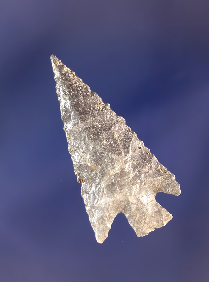 Well styled 1 5/16" Columbia Plateau found in Oregon. Ex. Dr. H. H. Stuart collection.