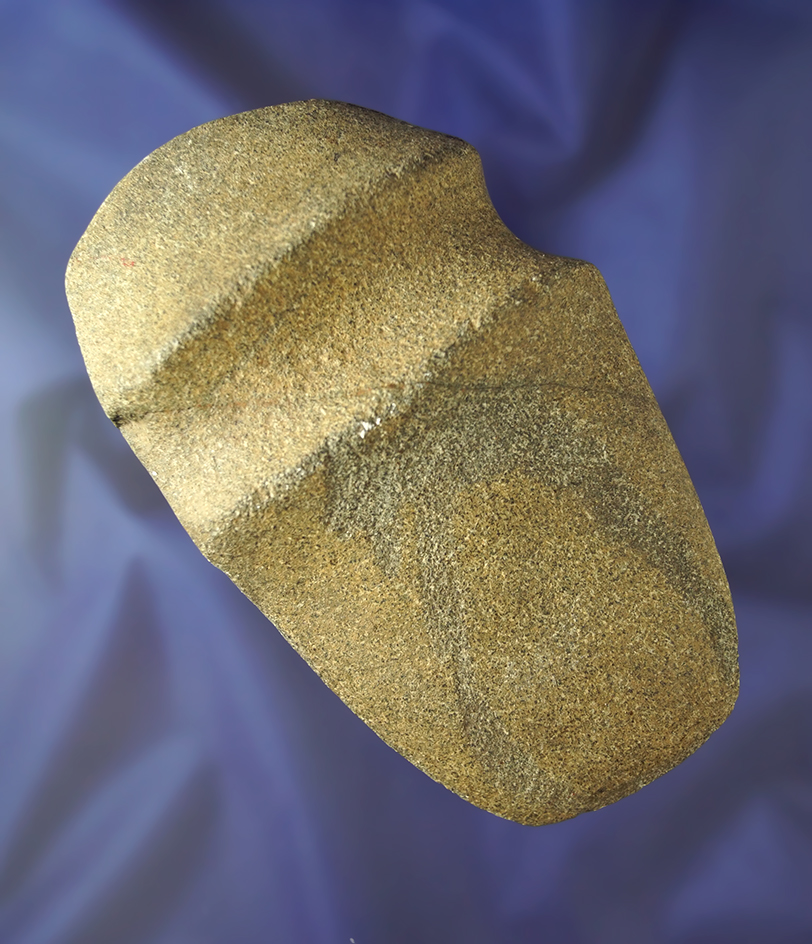 5" long 3/4 grooved top fluted Axe found in Scott Co., Illinois.