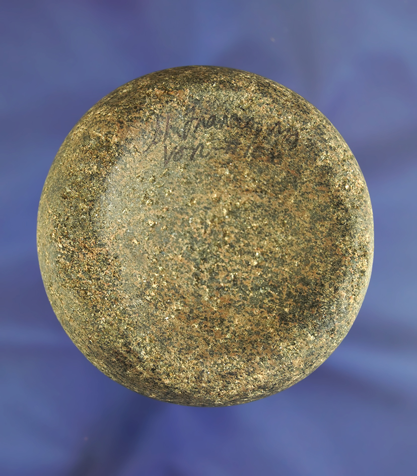 2 7/8" Double Cupped Discoidal - Missouri. Ex. Townsend collection. Jerry Dickey COA.