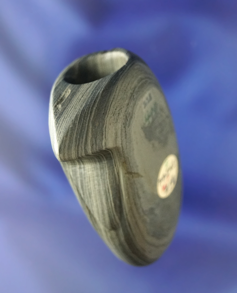 Sale Highlight – Very Rare! 2 1/4" tall beautifully styled Bird Effigy Pipe Pictured in Who's Who