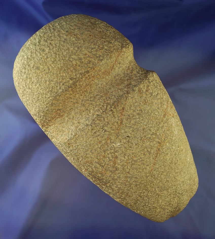 Big! 8 7/8" long 3/4 grooved Hardstone Axe found in Ohio in very nice condition.