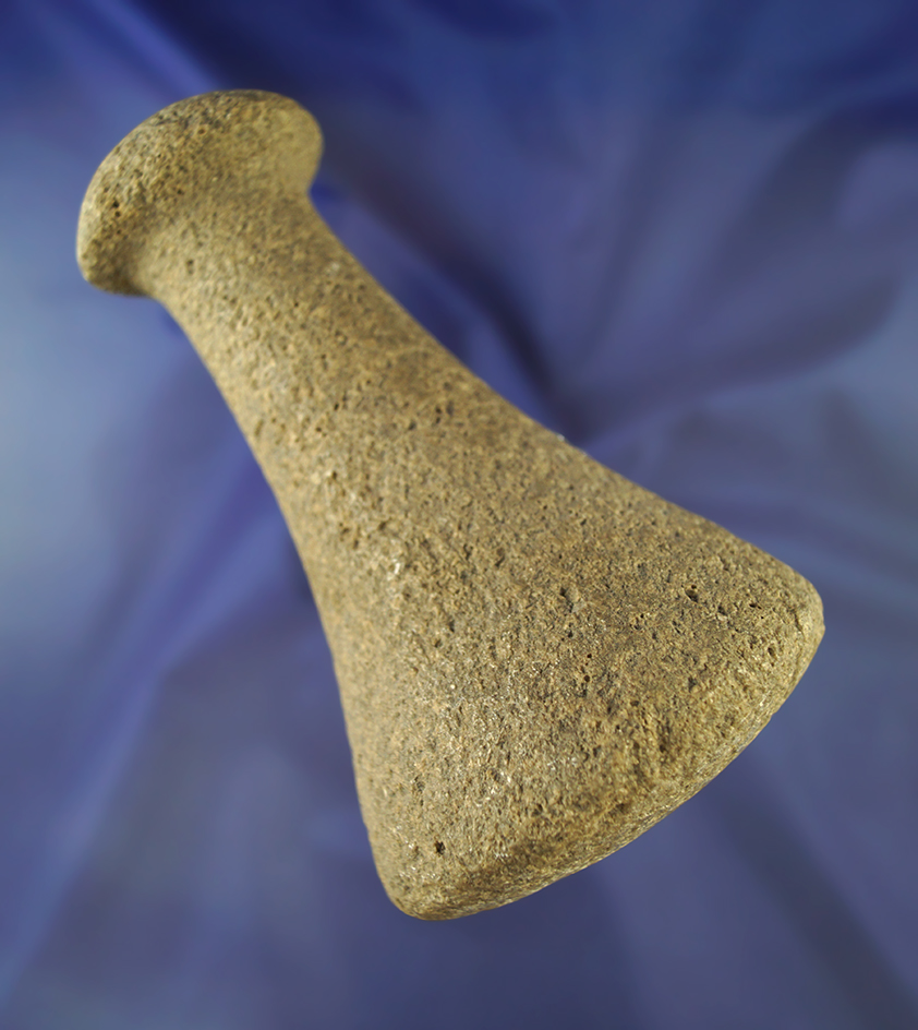 Nicely styled 5 7/8" tall pre-Columbian stone Pestle in excellent condition.
