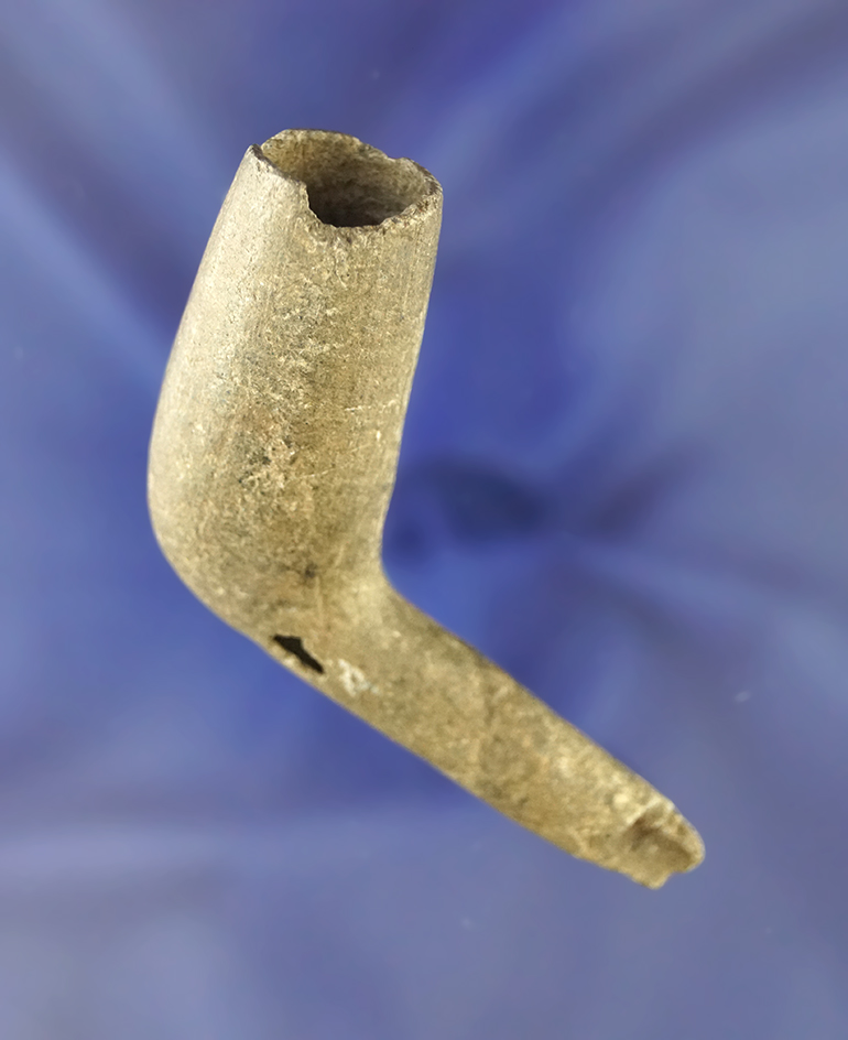 2 5/8" Steatite Pipe found in Tennessee.