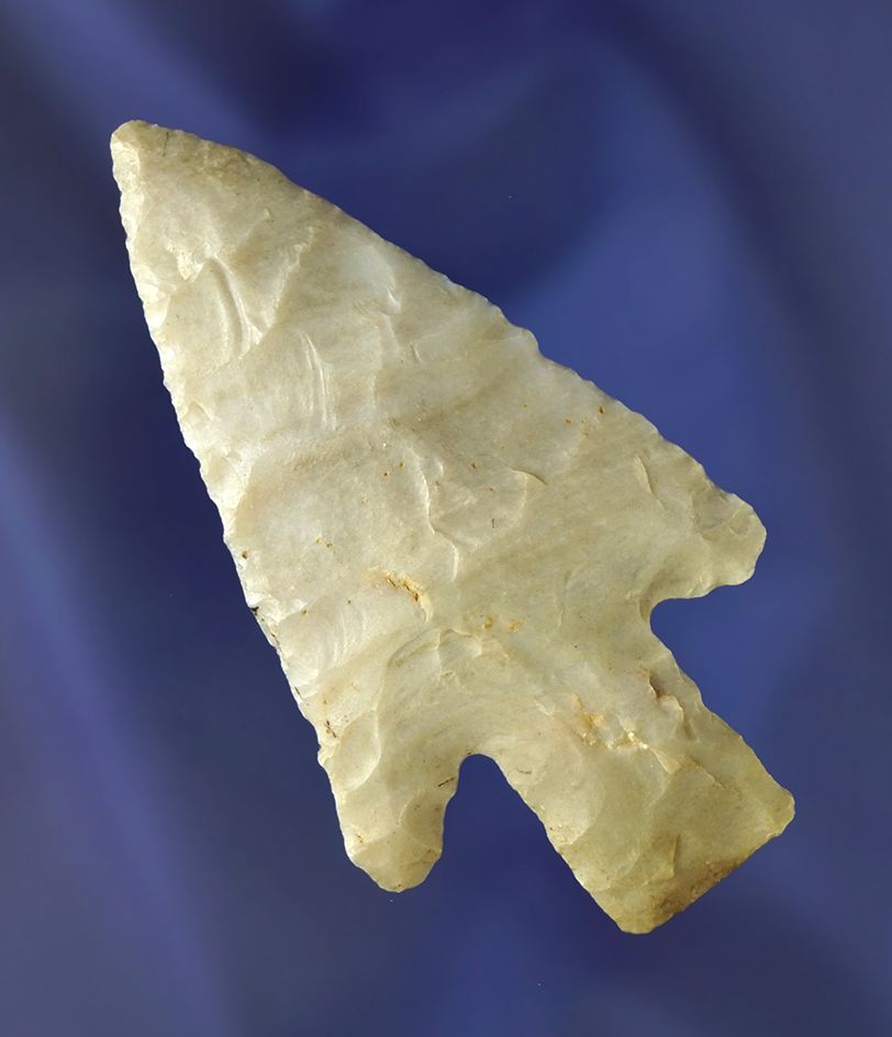 3" Buck Creek with a nice long stem found near Poison Creek, Perry Co., Indiana.