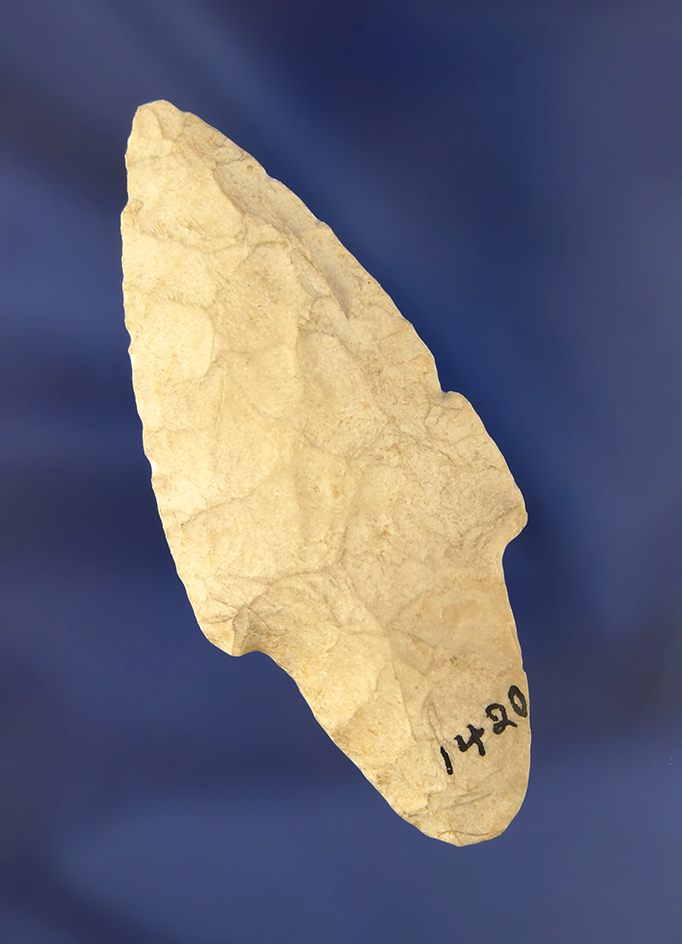 3 1/2" Adena found in Cooper Co., Missouri. Jackson COA.