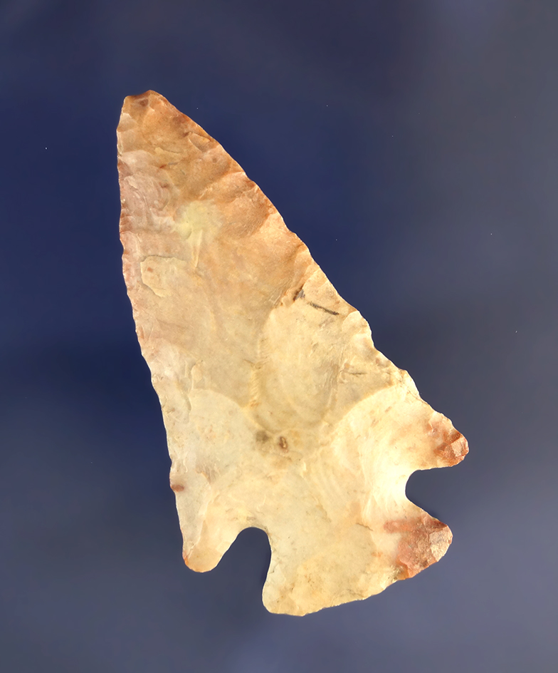 2 1/4" Cornernotch that is well patinated found in Indiana.