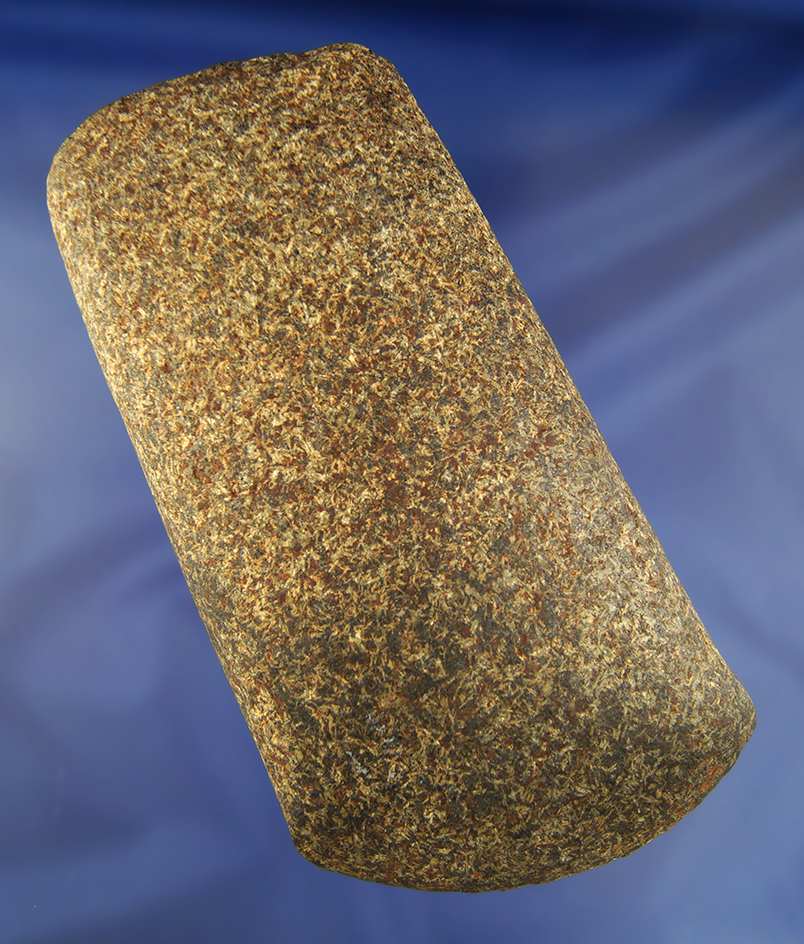 Nice! Rare style 6 3/8" Flared Bit Hardstone Celt found in Pike Co., Ohio. Pictured.Ex. Wachtel.