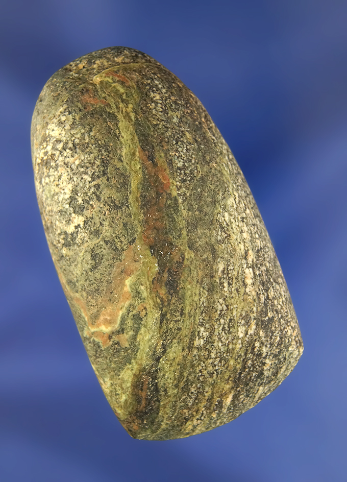 Beautiful material on this 2 3/4" Hardstone Celt.