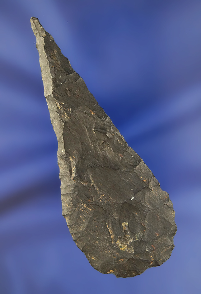 3 7/8" Cobbs Bevel made from Coshocton Flint and found in Miami Co., Ohio. Ex. Townsend.