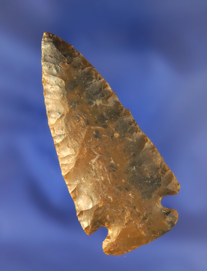 2 7/8" Archaic Cornernotch found in Orange Co., Indiana.