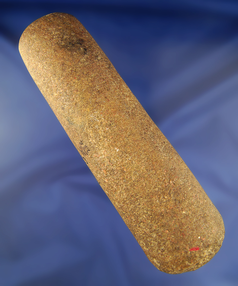7 1/4" Roller Pestle found in Champaign Co.,  Ohio. Ex. Cowan, Converse.