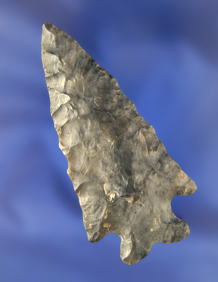 3 3/16" Notched Base Dovetail made from Upper Mercer Flint and found in Ohio.