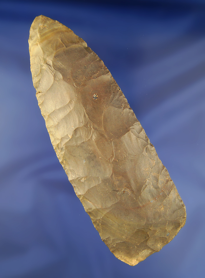 One of two Blades found together as a Cache in Kentucky, 7 5/16" long. (found with lot 398)