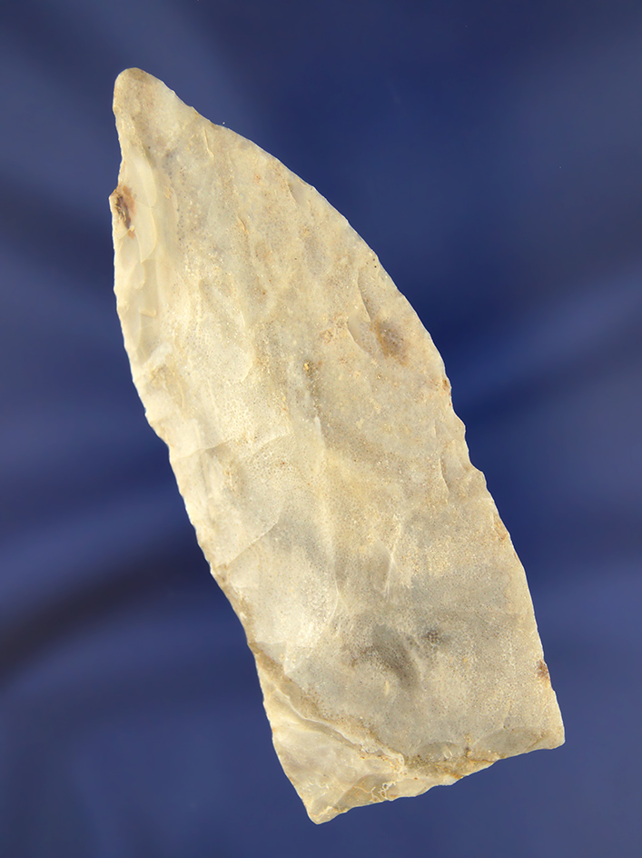 4 1/16" Blade found in Benton Co., Missouri. Ex. Lloyd Reinking Collection.