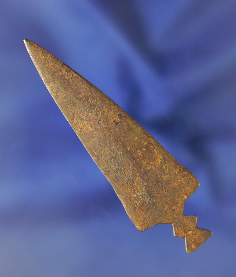 Nice! 2 7/8" Iron Trade Point found in the Kansas/Missouri area from the 1880s. Nice condition.